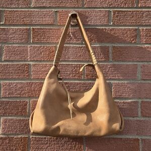 Hobo Internstional Small Slouchy Nubuck Hobo Bag Tan